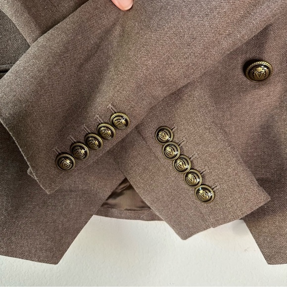 NWT VERONICA BEARD Rickie Crop Dickey Jacket in Lichen Melange SZ US 4 - Picture 8 of 9